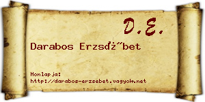 Darabos Erzsébet névjegykártya
